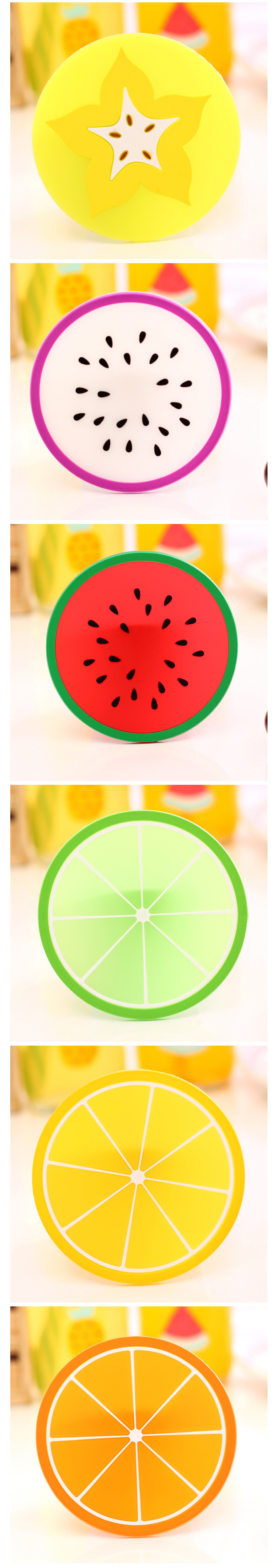 硅膠杯墊,水果杯墊,果凍色隔熱墊 硅膠杯墊,水果杯墊,果凍色隔熱墊